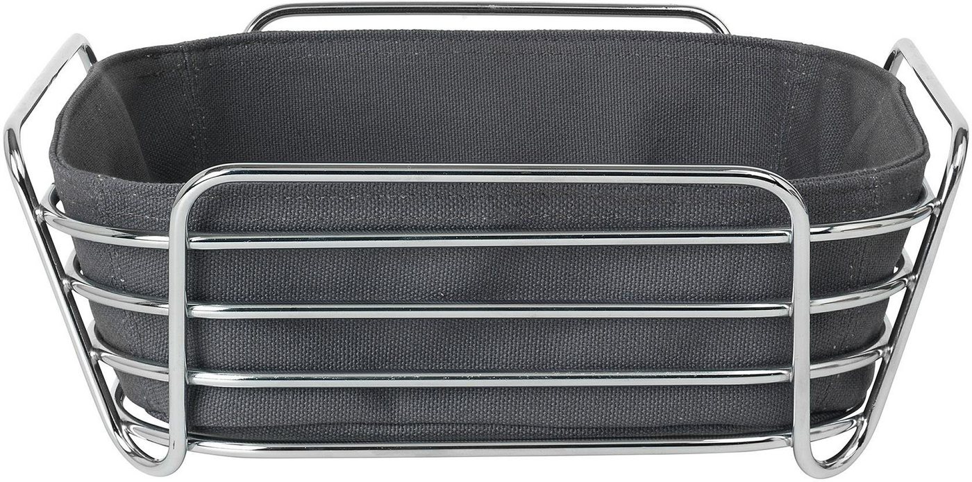 blomus Brotkorb DELARA, Baumwolle, Stahl, (1-tlg), mit waschbarem Baumwolleinsatz von blomus