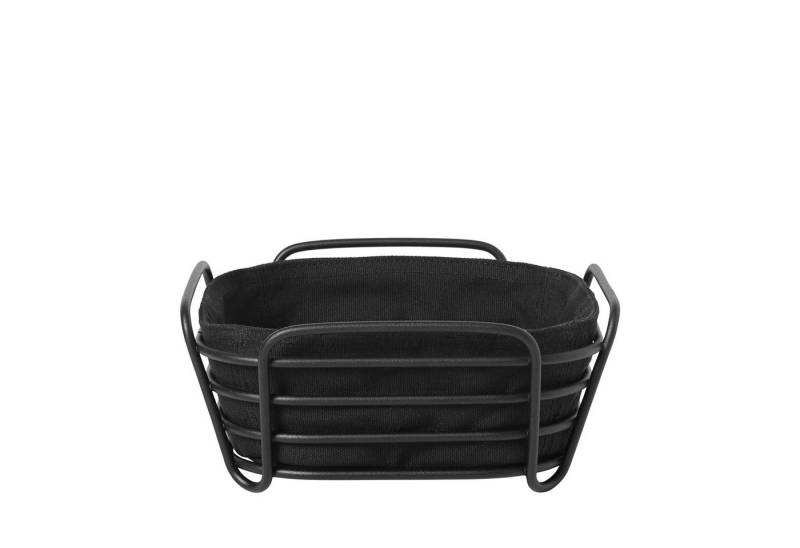 blomus Brotkorb blomus Brotkorb DELARA schwarz BHT 21x9x21 cm schwarz Brotkasten von blomus