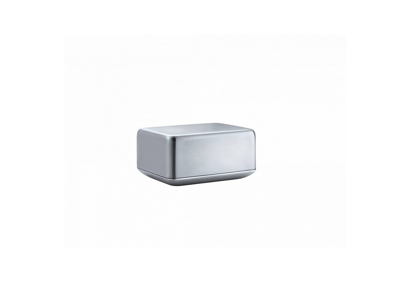 blomus Butterdose -BASIC- Edelstahl Butterdose: Stilvolles Design für jeden Tisch, Edelstahl, 250g Butter, Edelstahl, Designer, Spülmaschinengeeignet von blomus