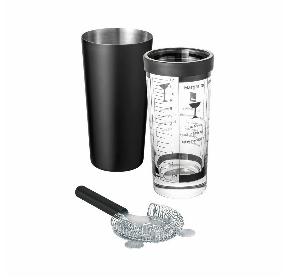 blomus Cocktail Shaker Lounge Boston Set Black, Edelstahl blomus Cocktail Shaker Lounge Boston Set Black, Edelstahl von blomus