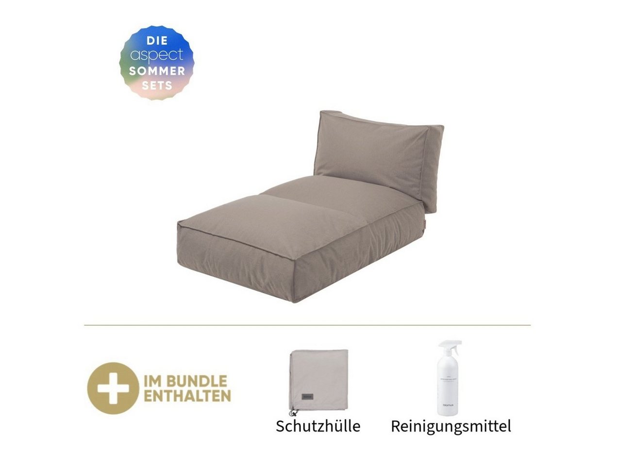 blomus Daybed Blomus Bett S STAY Earth, inkl. GRATIS Schutzhülle & Reinigungsmittel von blomus