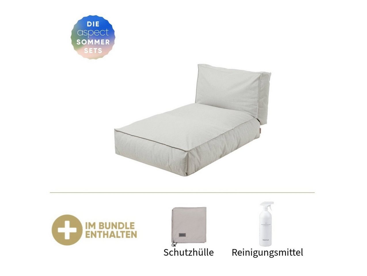 blomus Daybed Blomus Bett S STAY Cloud, inkl. GRATIS Schutzhülle & Reinigungsmittel von blomus