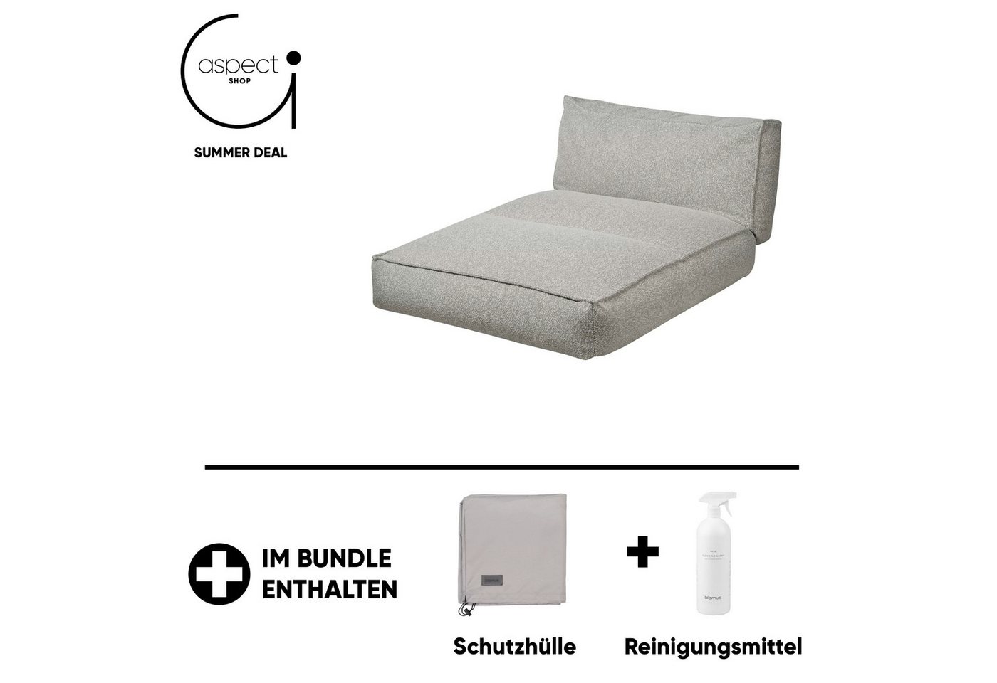 blomus Daybed Blomus Bett Stay Special Edition Reah Earth + Gratis Hülle & Reinigung von blomus