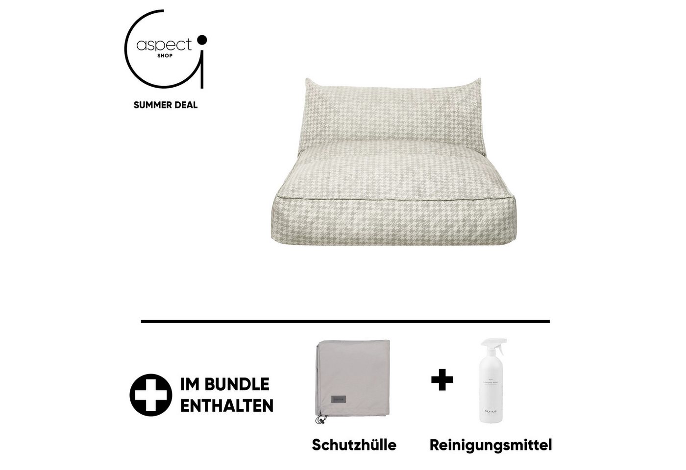 blomus Daybed Blomus Bett Stay Special Edition Twigh Earth +Gratis Hülle & Reinigung von blomus