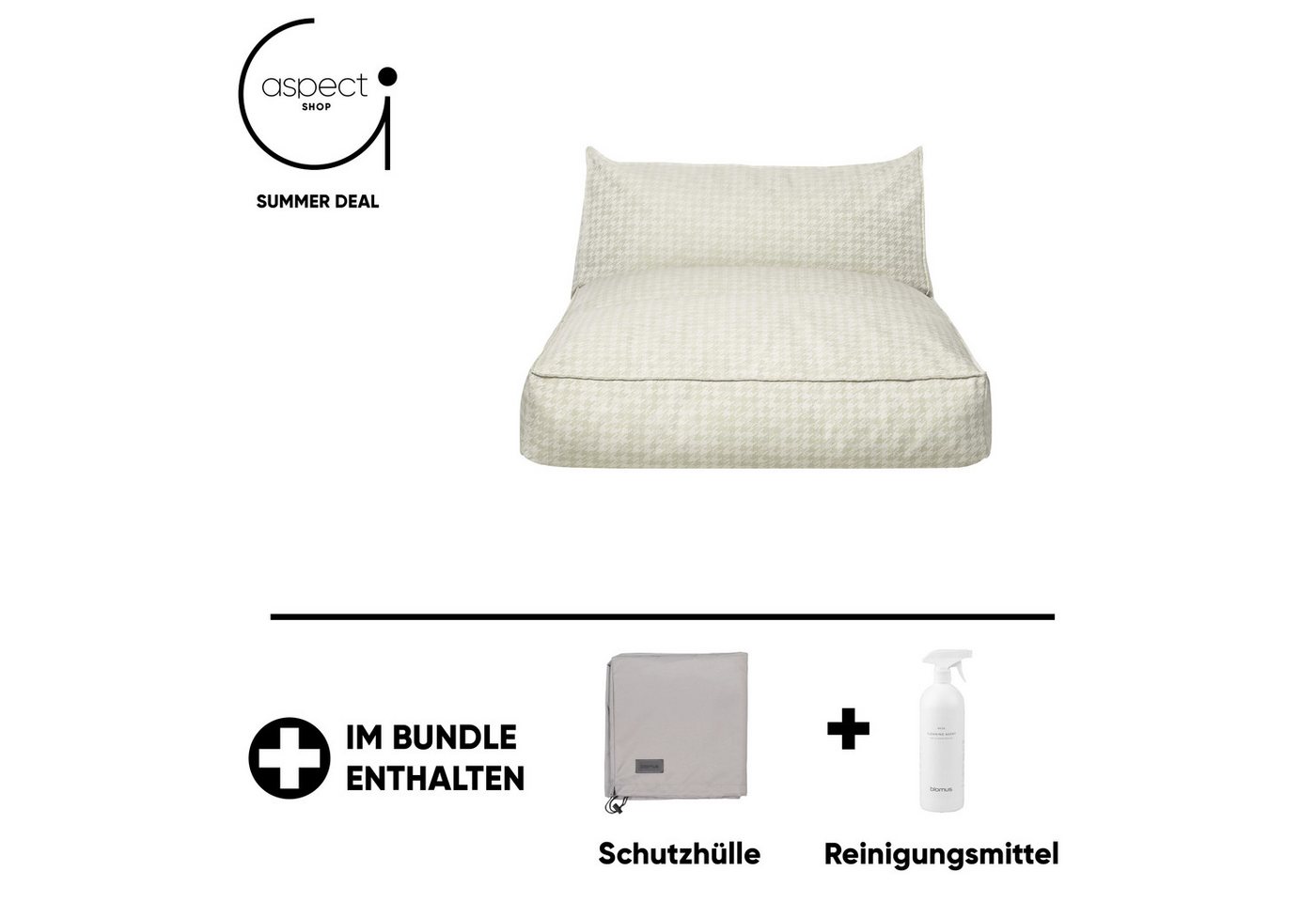 blomus Daybed Blomus Bett Stay Special Edition Twigh Sand +Gratis Hülle & Reinigung von blomus