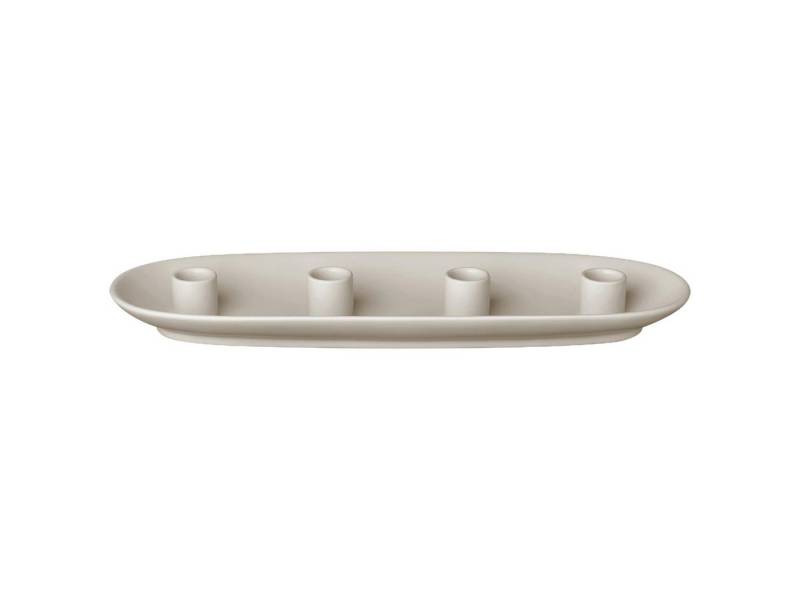 blomus Kerzenhalter VELA Kerzenhalter oval moonbeam 40cm von blomus