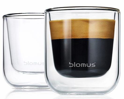 blomus Espressoglas NERO, Glas, Doppelwandig, 2-teilig von blomus