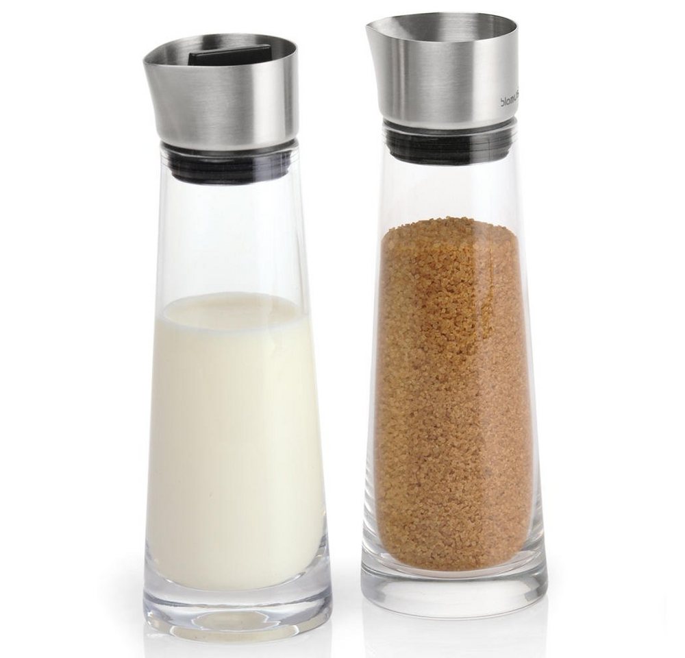 blomus Frühstücks-Geschirrset Zucker & Sahne Set Macchiato Zuckerstreuer Milchkanne Edelstahl matt, Edelstahl blomus Frühstücks-Geschirrset Zucker & Sahne Set Macchiato Zuckerstreuer Milchkanne Edelstahl matt, Edelstahl von blomus
