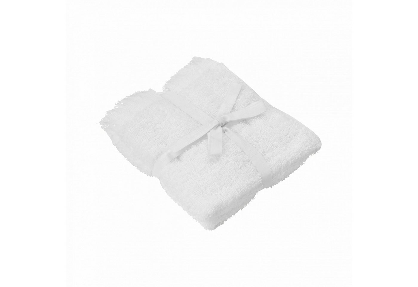 blomus Gästehandtücher -FRINO- 2er Set Luxuriöse Gästehandtücher mit Fransen-Design, (Set, 2-St), Luxuriös, Baumwolle, Fransen-Design, Pflegeleicht, 60 °C waschbar von blomus
