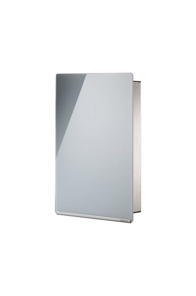 blomus Garderobenleiste VELIO Schlüsselkasten/Glasmagnettafel grau 30 cm von blomus