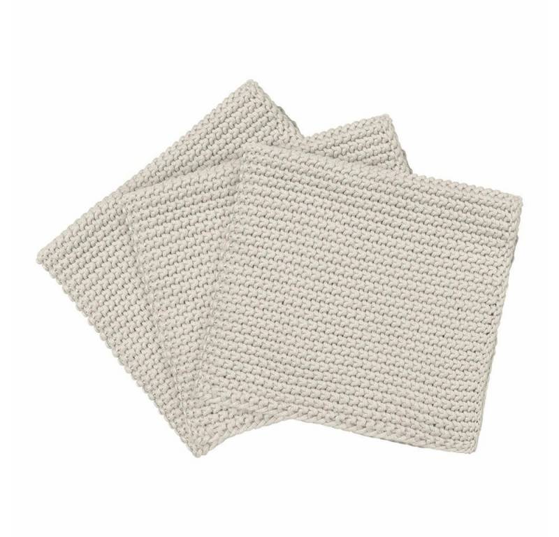 blomus Geschirrtuch Wipe Perla 3er Set Moonbeam 25 x 25 cm blomus Geschirrtuch Wipe Perla 3er Set Moonbeam 25 x 25 cm von blomus