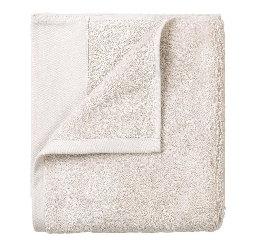 blomus Handtuch RIVA Gästehandtuch 4er Set Gästetuch Handtuch Baumwolle moonbeam 30 x, Frottee (4-St), 100% Baumwolle von blomus