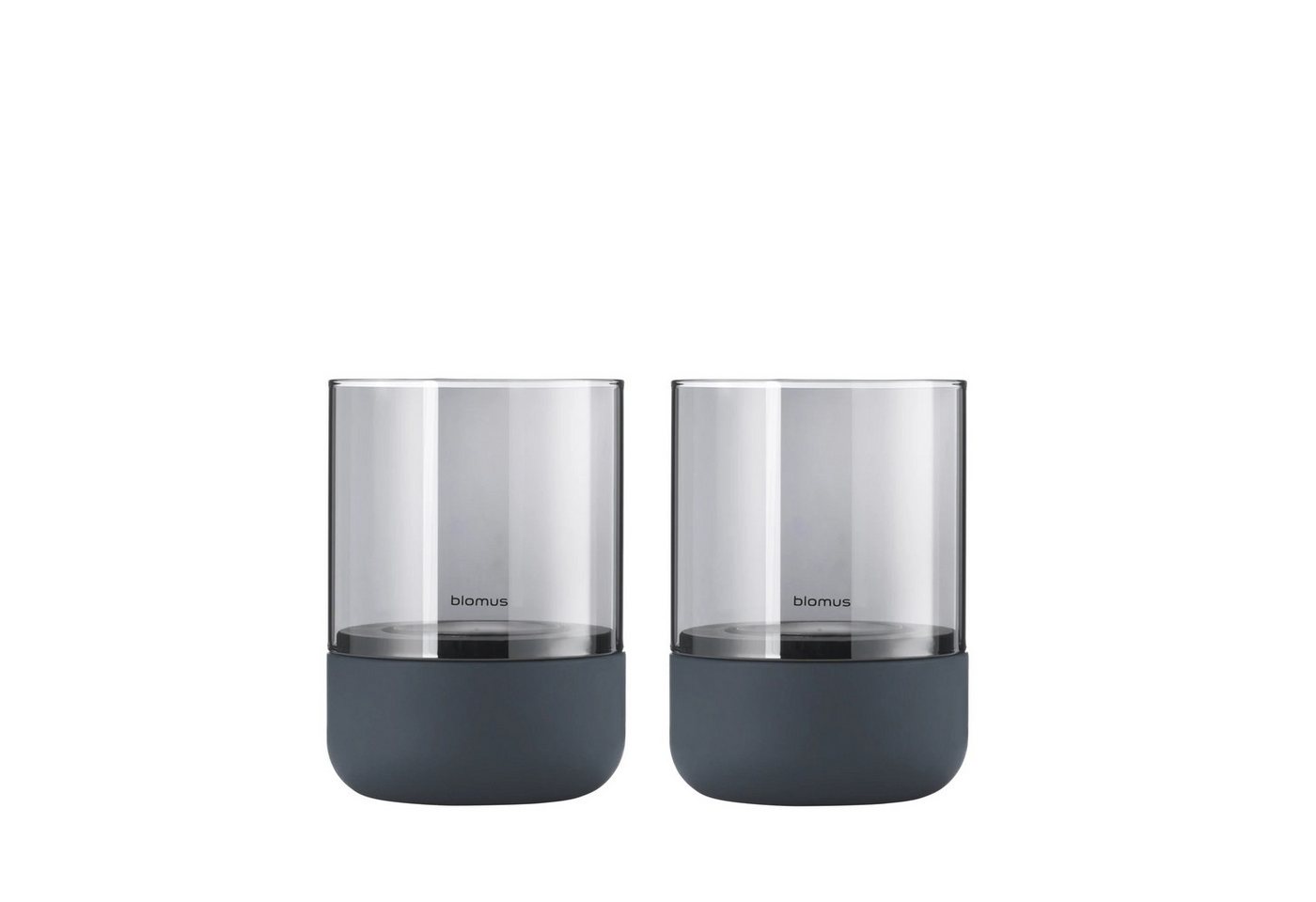 blomus Kerzenhalter CALMA Windlicht 2 Stück Light Gray - XS, blomus CALMA Windlicht 2 Stück Light Gray - XS blomus Kerzenhalter CALMA Windlicht 2 Stück Light Gray - XS, blomus CALMA Windlicht 2 Stück Light Gray - XS von blomus