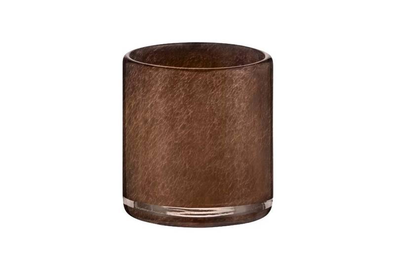 blomus LED-Leuchte Blomus Windlicht Kerzenhalter Saga Glas braun 67132 von blomus