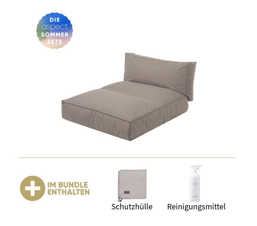 blomus Loungesofa Blomus Bett STAY Earth, Inkl.GRATIS Schutzhülle & Reinigungsmittel von blomus