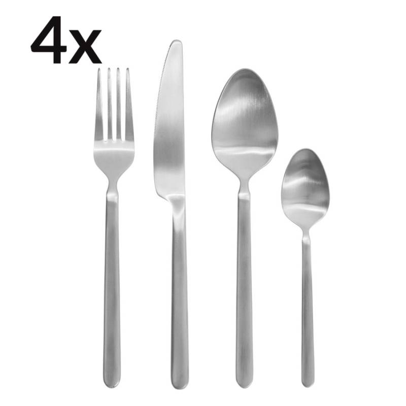 blomus STELLA Besteck-Set 16-teilig - silber - 16-teilig von blomus