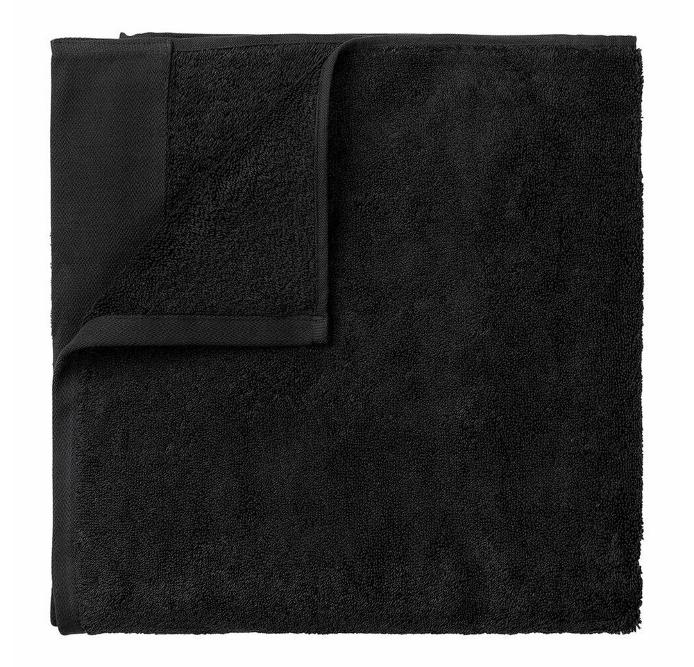 blomus Saunatuch Riva Black 100 x 200 cm, Frottee (1-St), 100% Baumwolle von blomus