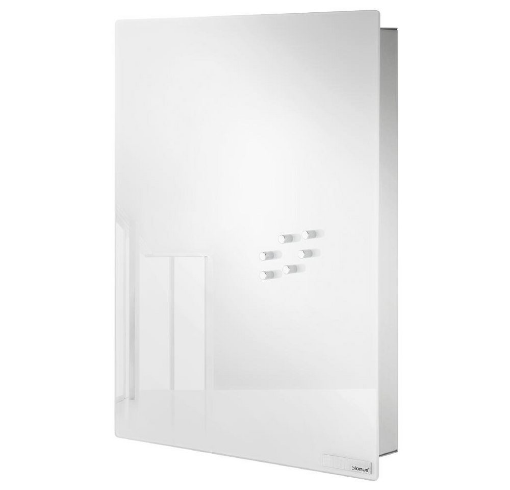 blomus Schlüsselkasten Schlüsselkasten Glasmagnettafel Velio Magnetwand Schlüsselbrett 40x30 von blomus