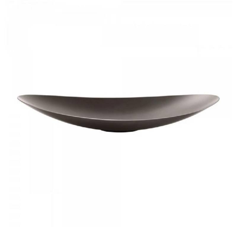 blomus Servierschale blomus Schale Ondea Flach Burned Metal (Medium) von blomus