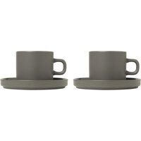 blomus Set 2 Kaffeetassen PILAR, Keramik von blomus