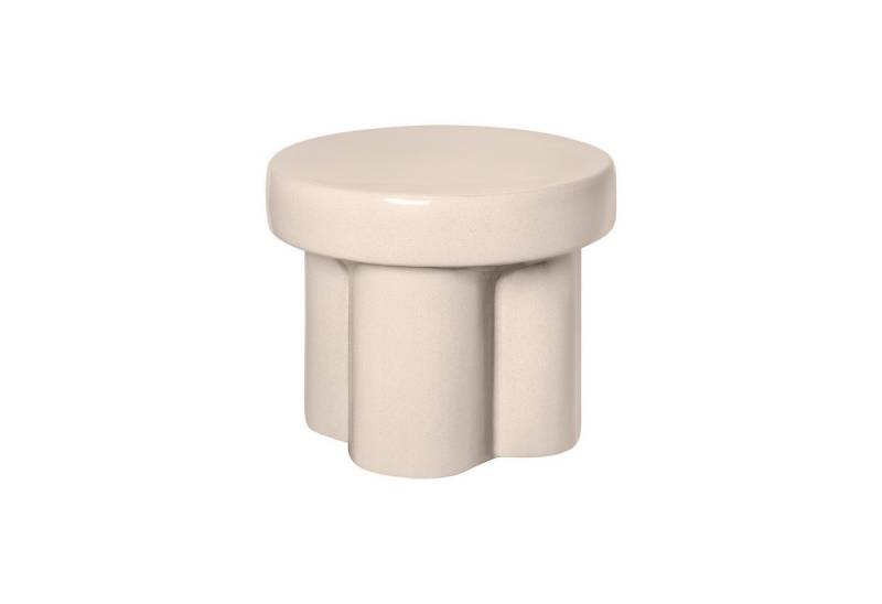 blomus Sitzhocker -TORU- Keramik-Hocker: Funktion als Sitzhocker oder Beistelltisch, Beistelltisch, Keramiksitz, Design Hocker, Glasur, Dekorativ, Vielseitig von blomus