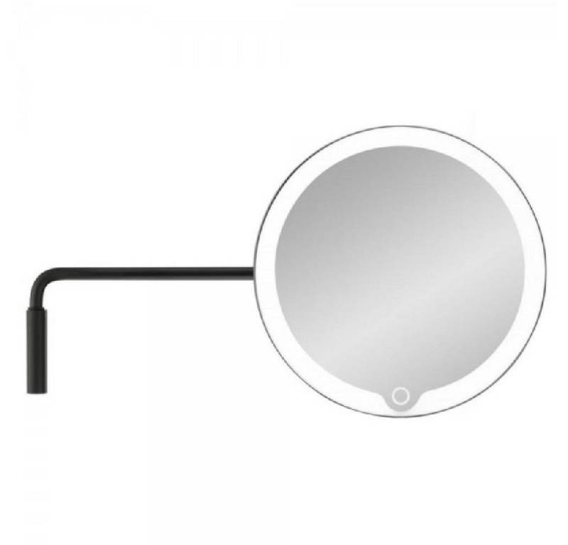 blomus Spiegel LED Kosmetikspiegel Modo Black mit Wandhalterung von blomus