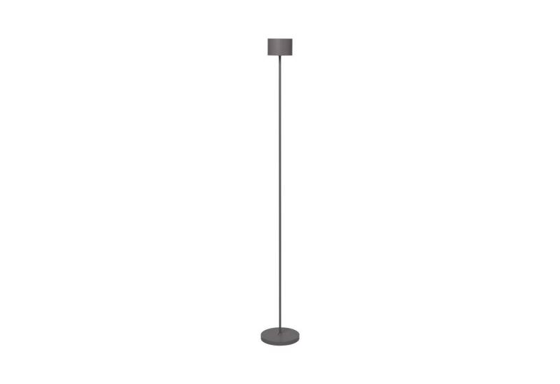 blomus Stehlampe -FAROL- Mobile LED-Stehleuchte: Akku Leuchte für Innen & Außen, dimmbar, LED fest integriert, Warmweiß, 3000 Kelvin, 40Std. Brenndauer, IP54, Warmweiß, Akku, Outdoor, 115 Lumen von blomus