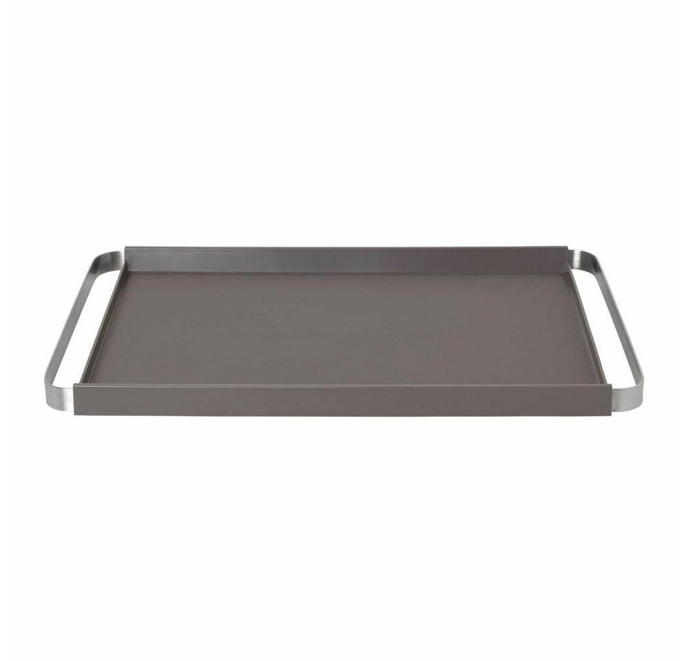 blomus Tablett PEGOS Warm Gray 50 x 32 cm, Edelstahl von blomus