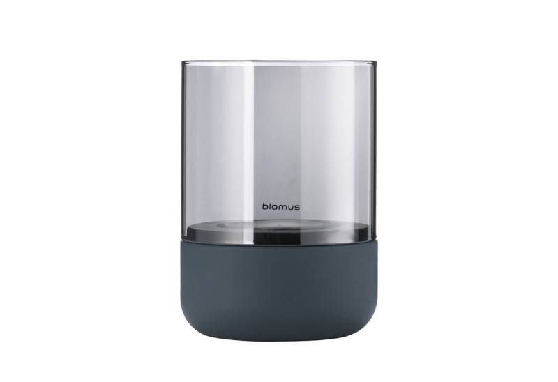 blomus Tafelkerze blomus Windlicht CALMA LBH 10x10x14 cm grau Teelichthalter von blomus