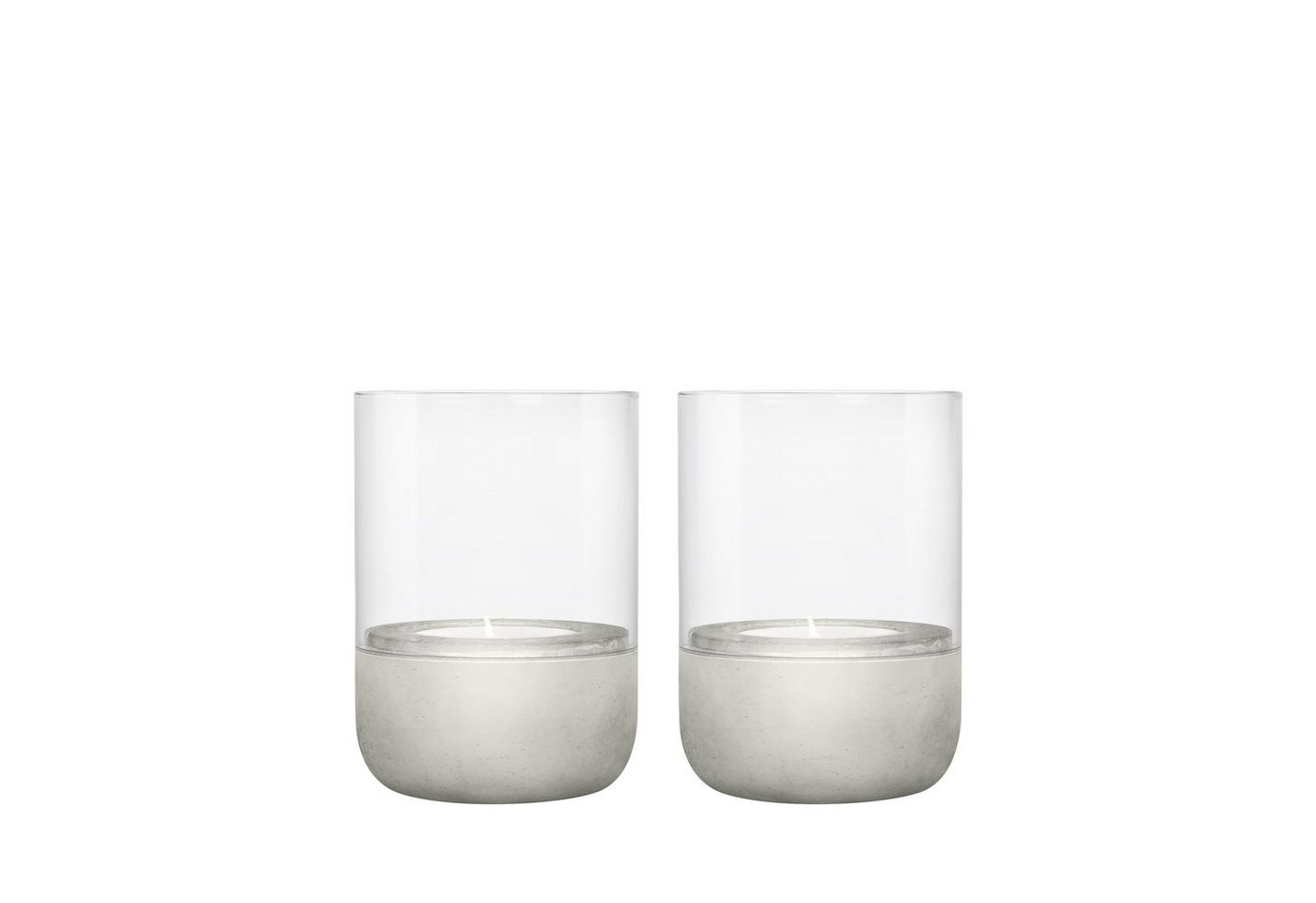 blomus Tafelkerze blomus Windlicht-Set CALMA grau blomus Tafelkerze blomus Windlicht-Set CALMA grau von blomus