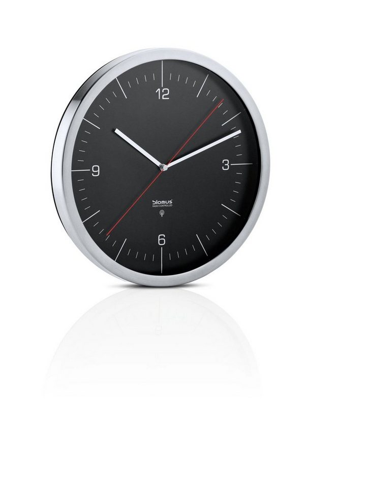 blomus Uhr blomus Funkwanduhr CRONO DT 30.50x4.50 cm schwarz von blomus