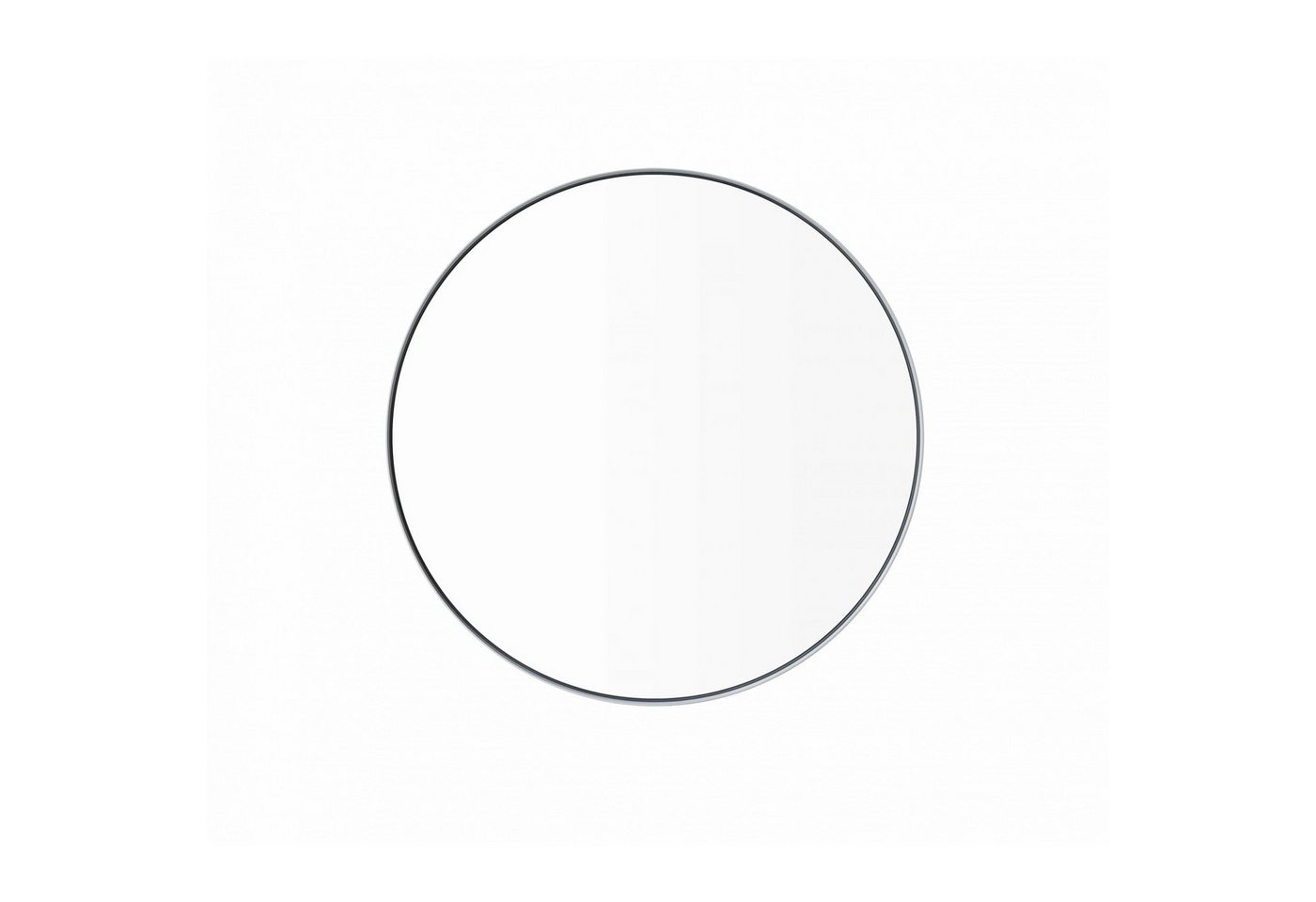 blomus Wandspiegel -RIM- Minimalistischer Wandspiegel: Hingucker in jedem Wohnraum, Minimalistisch, Hochwertig, Pulverbeschichteter Stahlrahmen, 80cm, 50cm von blomus