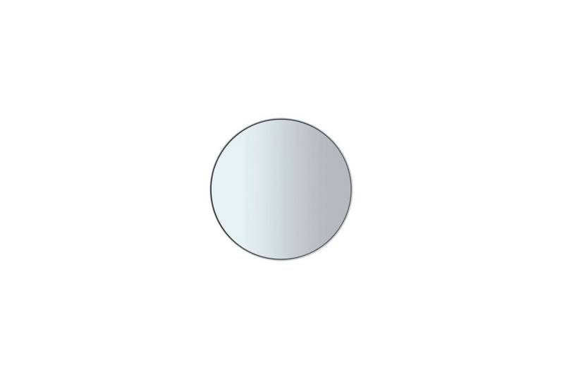 blomus Wandspiegel -RIM- Moderner Wandspiegel: Grau getöntes Glas & Stahlrahmen, Design, Pulverbeschichteter Stahl, Getöntes Glas, Hochwertig, 50 cm, 80 cm von blomus