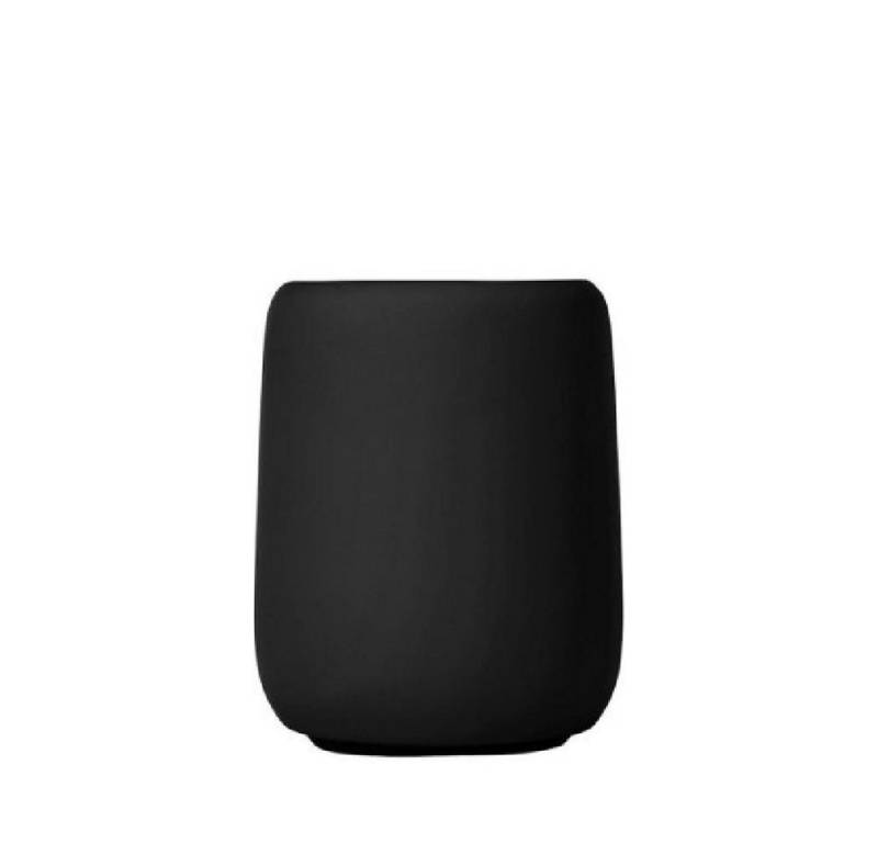 blomus Waschtisch-Set Zahnputzbecher Sono Schwarz von blomus