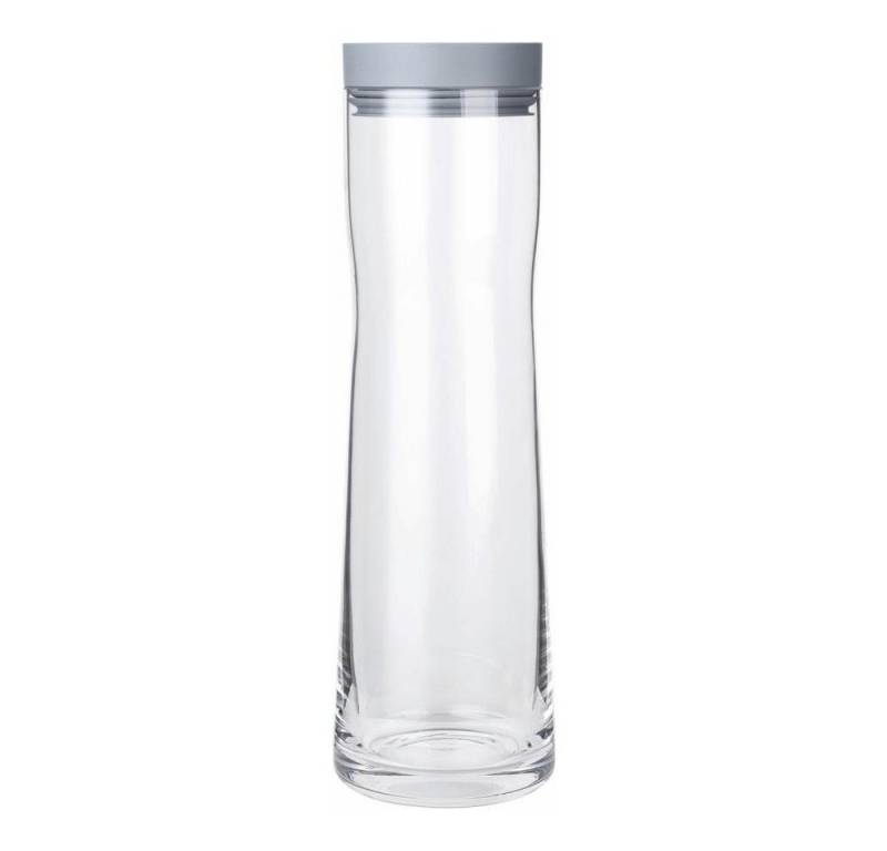 blomus Wasserkaraffe Wasserkaraffe SPLASH Karaffe Edelstahl poliert Glas klar Silikon Shark, (kein-set) von blomus