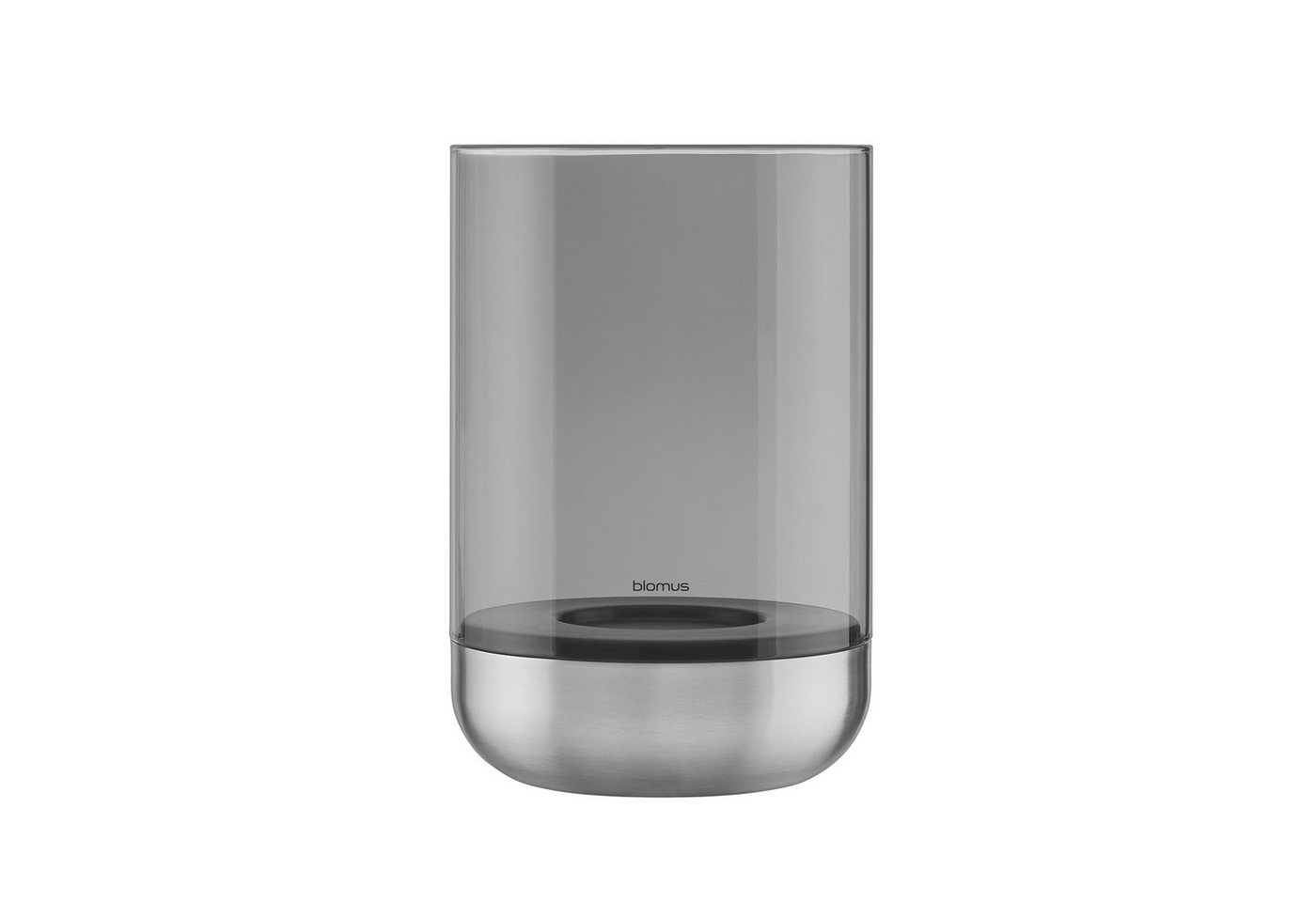 blomus Windlicht -CALMA- Kerzenhalter, Stimmungslicht: Design Edelstahloptik matt (1 St., 2er Set bei XS-Version), Glas/Edelstahl Kombination von blomus