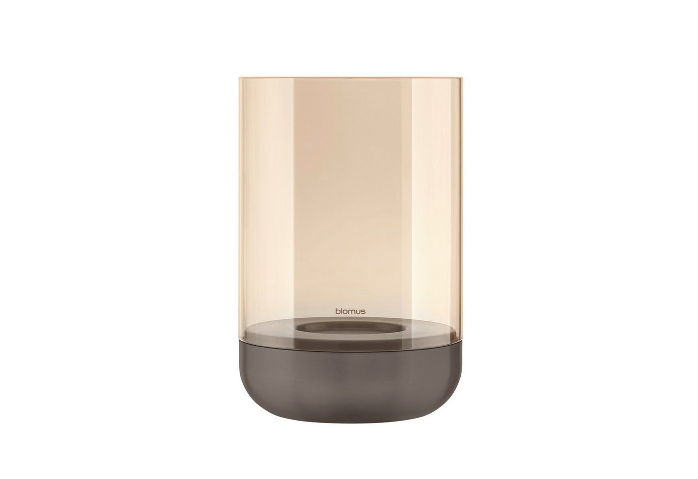 blomus Windlicht -CALMA- Kerzenhalter, Stimmungslicht: Design Edelstahloptik matt (1 St., 2er Set bei XS-Version), Glas/Edelstahl Kombination von blomus