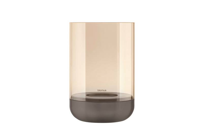 blomus Windlicht -CALMA- Kerzenhalter, Stimmungslicht: Design Edelstahloptik matt (1 St., 2er Set bei XS-Version), Glas/Edelstahl Kombination von blomus