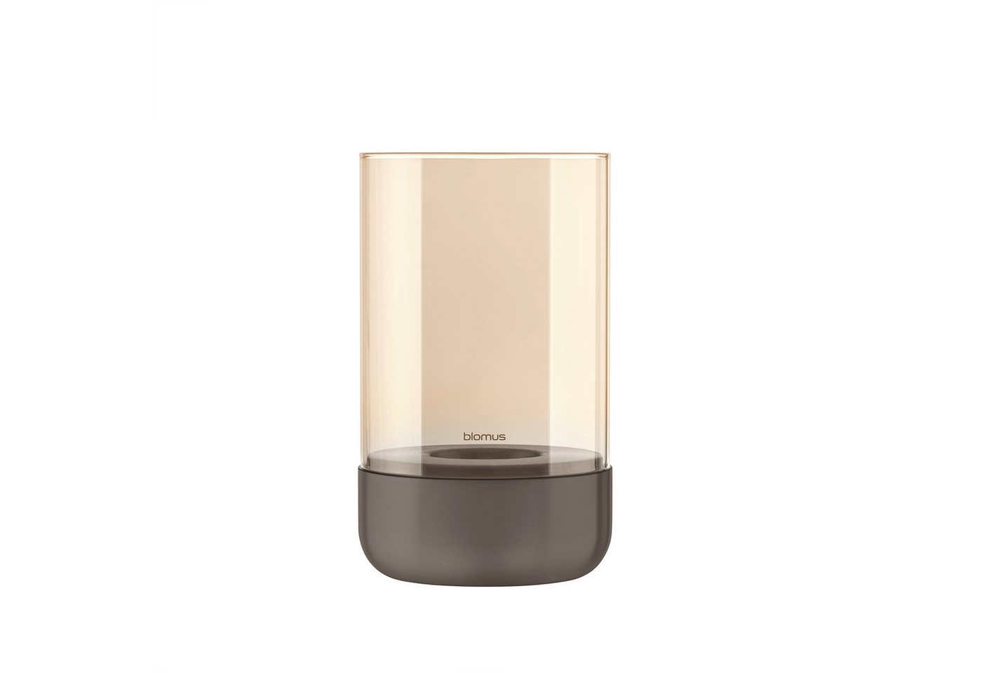 blomus Windlicht -CALMA- Kerzenhalter, Stimmungslicht: Design Edelstahloptik matt (1 St., 2er Set bei XS-Version), Glas/Edelstahl Kombination von blomus