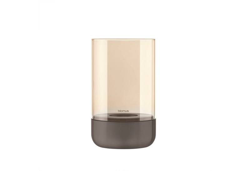 blomus Windlicht -CALMA- Kerzenhalter, Stimmungslicht: Design Edelstahloptik matt (1 St., 2er Set bei XS-Version), Glas/Edelstahl Kombination von blomus