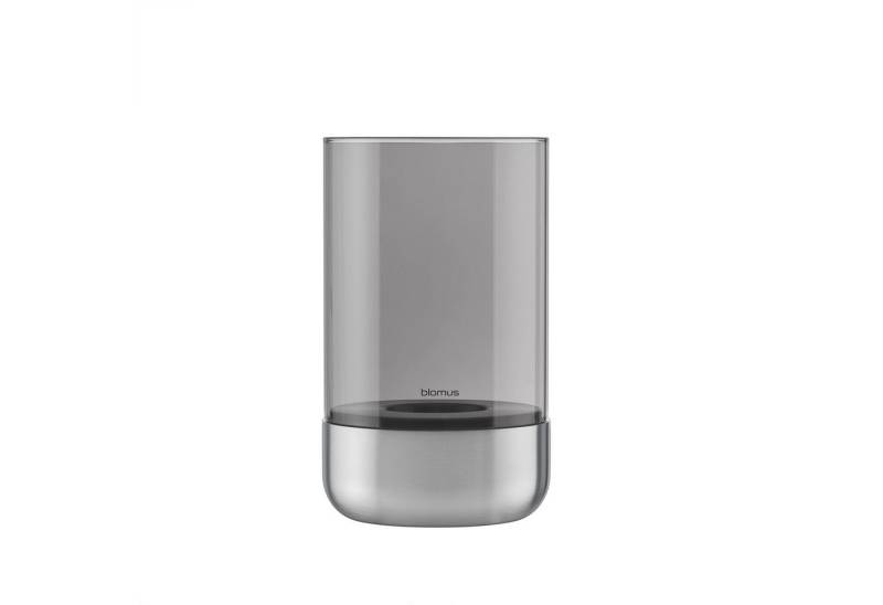blomus Windlicht -CALMA- Kerzenhalter, Stimmungslicht: Design Edelstahloptik matt (1 St., 2er Set bei XS-Version), Glas/Edelstahl Kombination von blomus