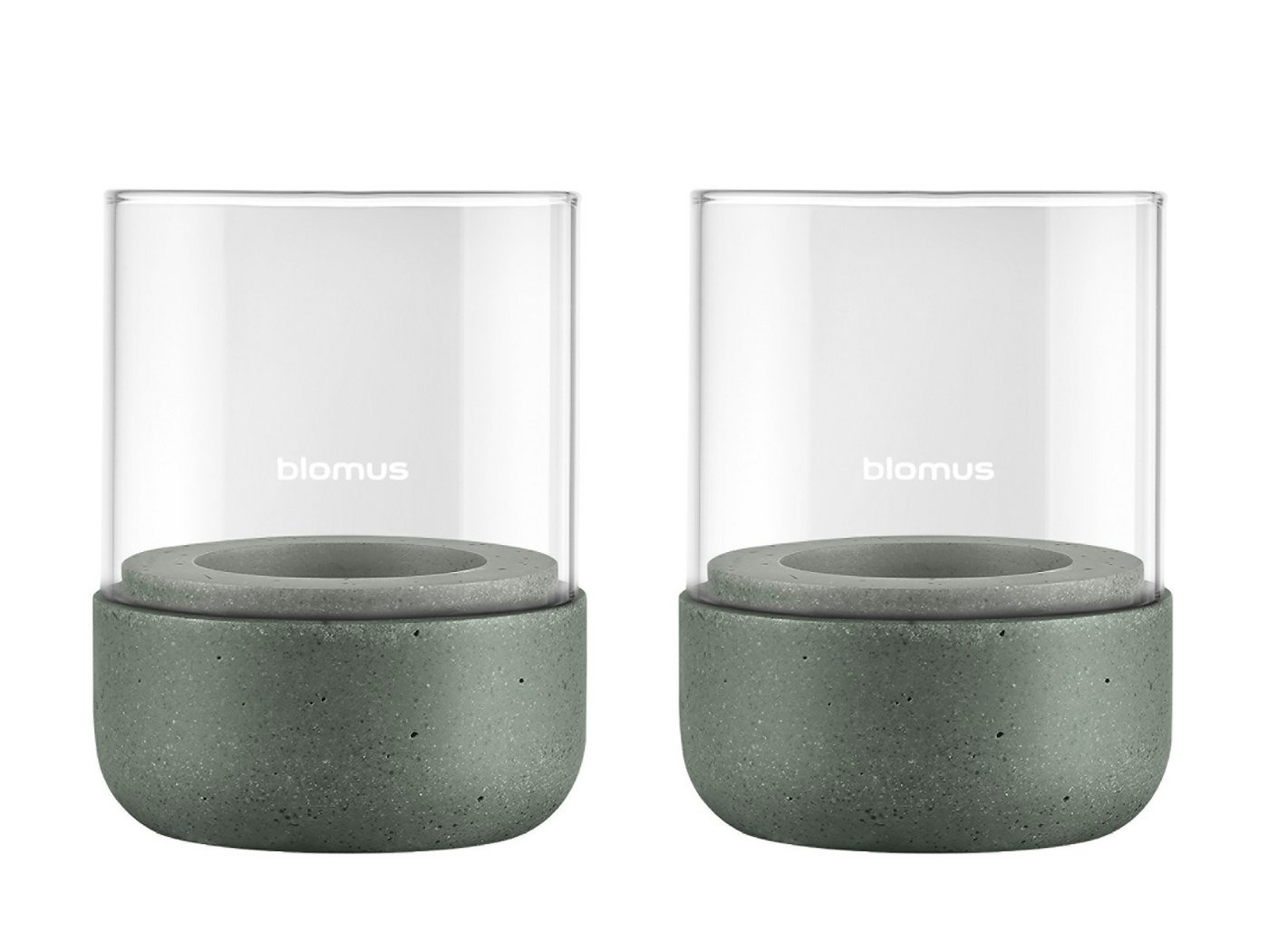blomus Windlicht CALMA Windlicht agave green XS 2er Set blomus Windlicht CALMA Windlicht agave green XS 2er Set von blomus