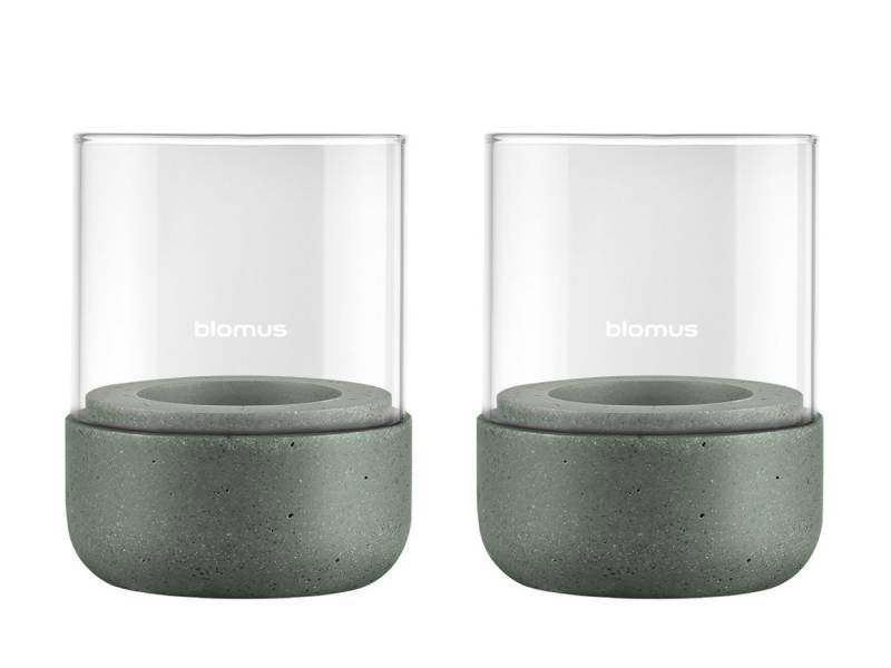 blomus Windlicht CALMA Windlicht agave green XS 2er Set blomus Windlicht CALMA Windlicht agave green XS 2er Set von blomus