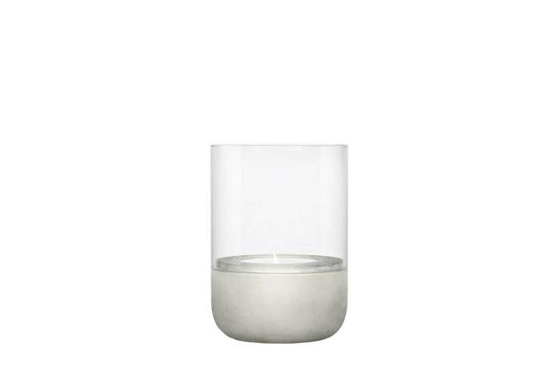 blomus Windlicht -CALMA- Glas Kerzenhalter, Stimmungslicht, Dekoration exkl. Kerze (1 St., SIZE S), Exklusive Betonoptik, Handgefertigt, Verschiedene Größen & Farben von blomus