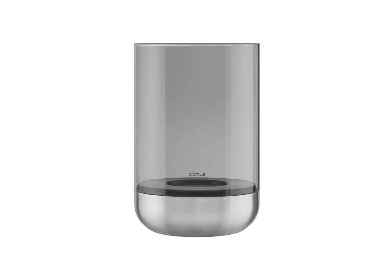 blomus Windlicht Calma L Edelstahl Smoke von blomus