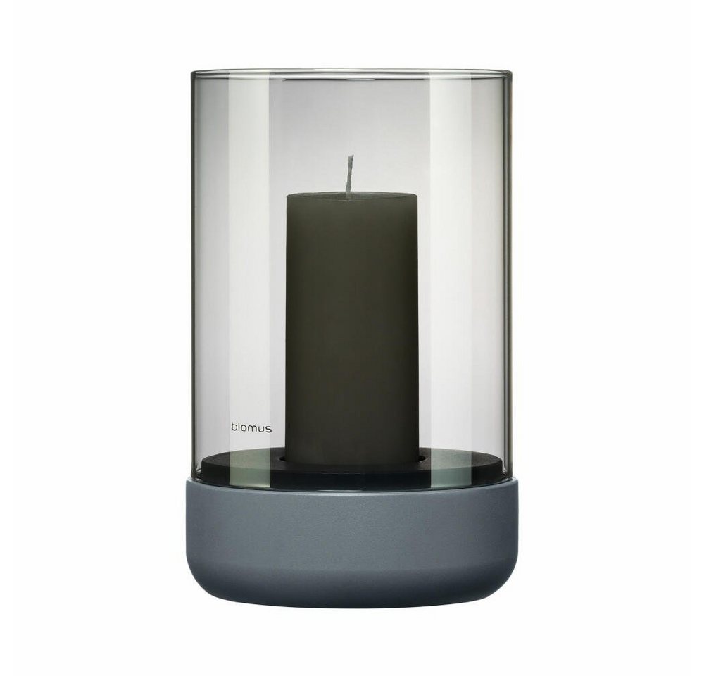 blomus Windlicht Calma M Steel Gray Smoke blomus Windlicht Calma M Steel Gray Smoke von blomus