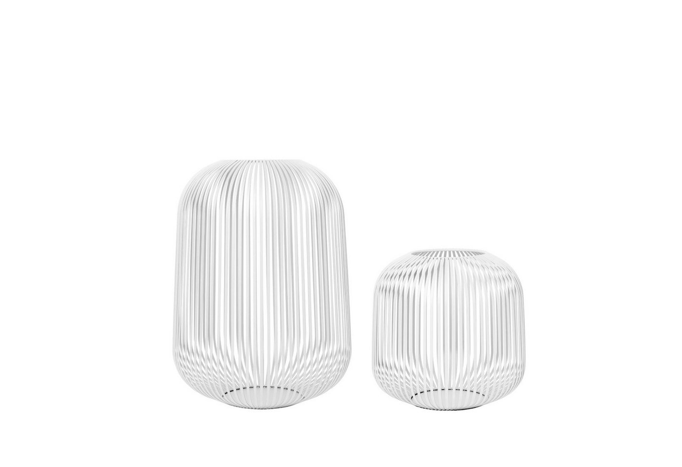 blomus Windlicht -LITO- 2er Set Laterne, Windlicht, Kerzenhalter (SET, 2 St., SIZE M,L), pulverbeschichtete Stahlstreben von blomus