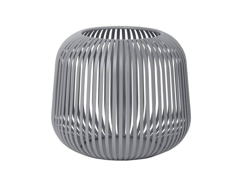 blomus Windlicht LITO Laterne Steel Gray small 17 cm von blomus