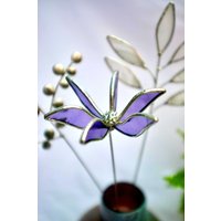 Glasmalerei-Wildblumenstrauß 3 Stiele von bloomandglass