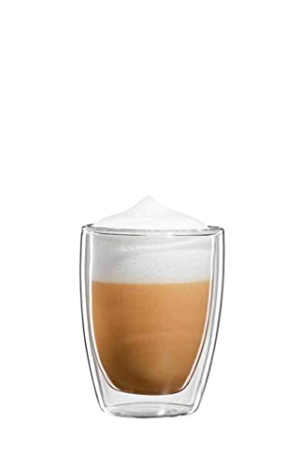 bloomix Roma Cappuccino 200 ml, doppelwandige Thermo-Kaffeegläser im 2er-Set von bloomix